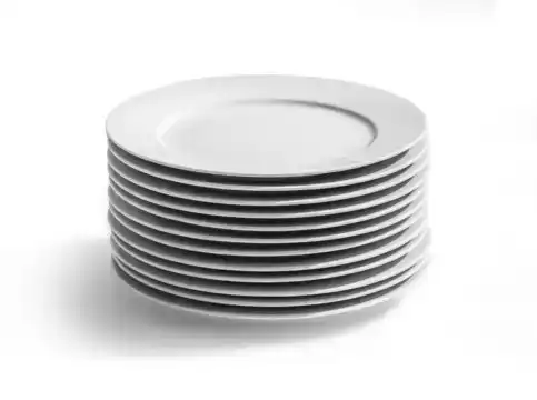 stack of plates